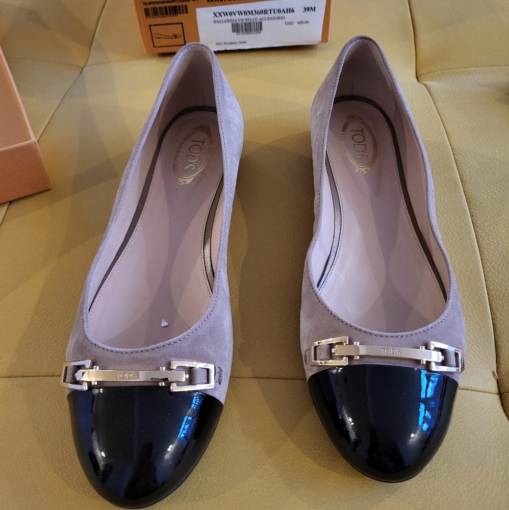 TOD'S Ballerina Flats NWT